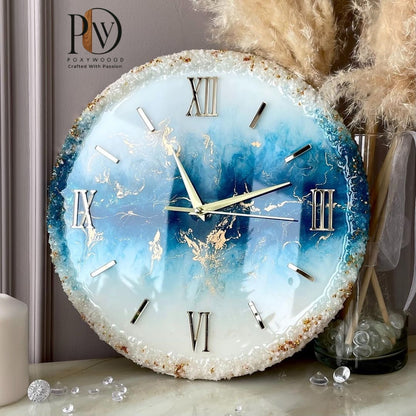 Engaging Sky Reflection resin Wall Clock